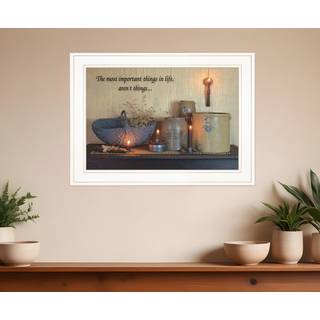 De vigtigste ting hvide indrammede printv?gskunst