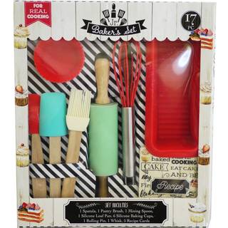 Handstand Kids 17-stykke junior bagesæt med opskrifter til børn