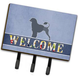 """" Caroline's Treasures Portuguese Water Dog Welcome Wall Hook Triple """"