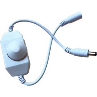 Lysdæmper med ledning - Hvid, 12V (72W), 24V (144W)