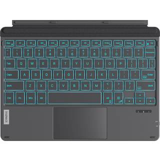 Inateck til Surface Go-tastatur Bluetooth 5.3 7-Color Backlight kompatibel med Surface Go 4 (2023) Surface Go 3/2/1 gen med trackpad KB02028
