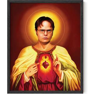 Haus og nuancer kontoret dwight schrute plakat - kontoret tv -show v?gkunst sjov v?gdekor