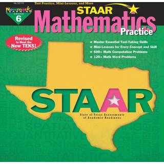 STAAR MATEMATIK PRAKSIS I FOR BØRN I GRAD 6 I All-Inclusive Workbook for Staar Prep I Mini-Lessons Practice Pages Assessments & Practice Tests