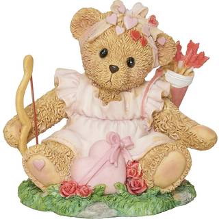 Roman elskede Teddies Betty Valentine Figur 3 """" H harpiks og Wollastonite holdbar opsamling Dekorativ figurfigur Homeindretning