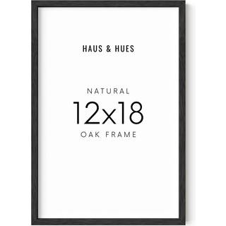Haus og nuancer 12 x 18 billedramme - 12x18 billedrammer til væg sorte rammer 12x18 ramme sort plakatramme træramme til billeder plakatrammer 12x