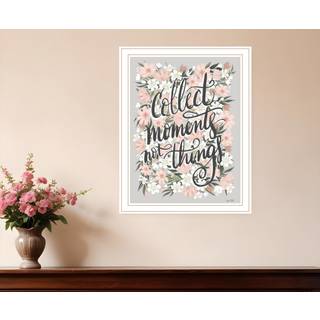 Saml ?jeblikke ikke ting hvide indrammede printv?gskunst