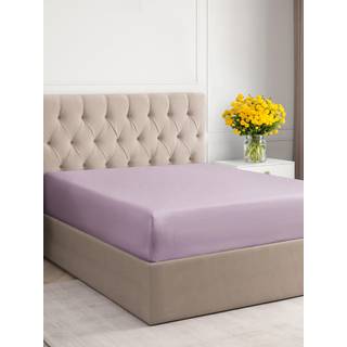 King Size Fitted Bed Sheet - Kun Hotel Luxury Single Fitted Sheet - Passer til madras op til 16 - Ekstra bl?d rynkefri og ?ndbart - bund monteret