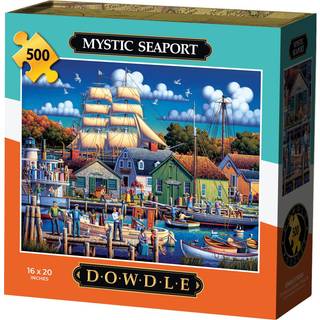 Dowdle Jigsaw Puzzle - Mystic Seaport - 500 stykke
