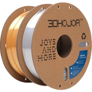 3dhojor Silk Pla Filament 1,75 mm Pla Filament 1,75 mm silke skinnende 3D-printerfilament 1 kg*2 pap spoledimensionel n?jagtighed +/- 0,03 mm Fit