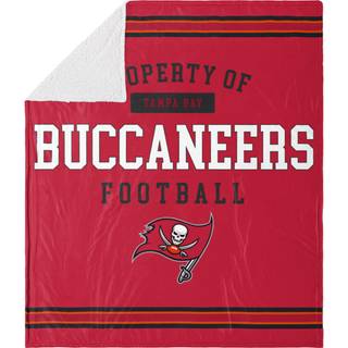 Foco Tampa Bay Buccaneers NFL Team Property of Sherpa Fleece Tæppe