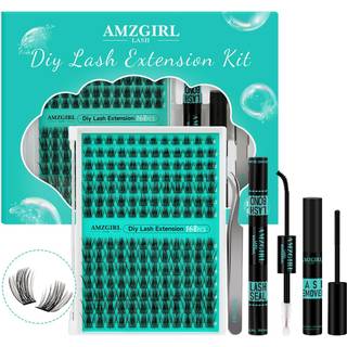 Lash Clusters Wispy 280pcs Eyelash Extension 50D Cluster Vippes individuelle vipper DIY Lash Extension Natural Look Cluster Eyelash Extensions Bl