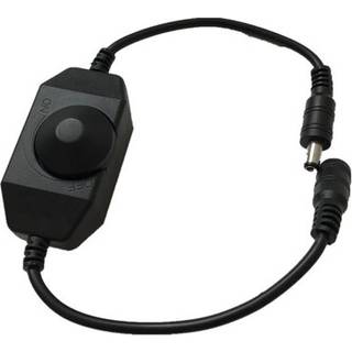 Lysdæmper med ledning - Sort, 12V (72W), 24V (144W)