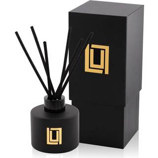 Lulu stearinlys | Reed Diffuser Set | White Jasmine & Green Tea | 6 Reed Sticks | Duftdiffusor til soveværelse badeværelse stue og kontor (4.2 fl