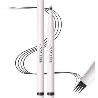 Focallure fluffmax tonet flydende øjenbryn Pen øjenbryn Mikrobladende pen med en mikro-god tip applikator langvarig smudge-bevis skaber naturlige