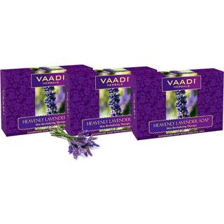 Vaadi Herbals v?rdipakke med 3 himmelsk lavendels?be med rosmarinekstrakt 3 x 75 g