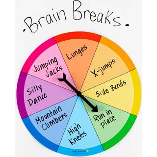 Virkelig gode ting magnetisk t?rt sletning spinnerhjul - 1 magnetisk spinnerhjul 17 """" | til tavle eller k?leskabsklasse v?sentlige ting og skal
