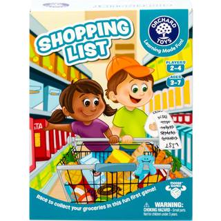 Orchard Toys Shopping List Game-New Art Race for at samle dine dagligvarer i dette sjove hukommelsesspil alder 3-7 2-4 spillere