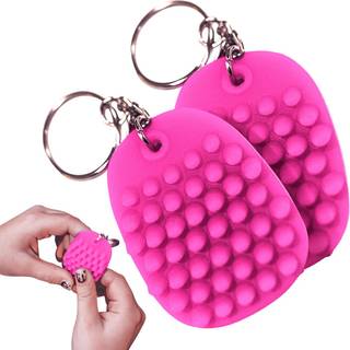 Hedgehog Health Hoglet Mini Keychain Soft Smooth Lightweight & Silent Fidget Toys For Stress Relief - Perfect Sensory Toy, der er taktil berolige