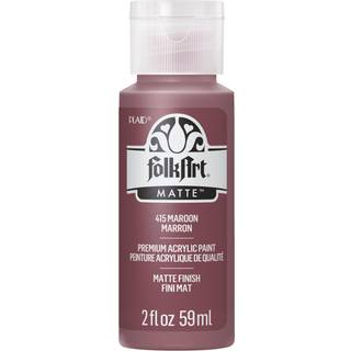 Folkart akrylmaling i forskellige farver (2 oz) 415 Maroon