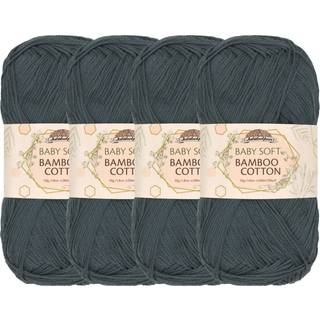 Jubileeyarn baby bl?d bambus bomuldsgarn - 50g/nkein - havgr? - 4 Skeins