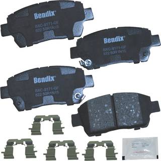 Bendix Priority1 CFC822 Keramiske frontbremseklodser til FAW F4 2008 F5 2009-2008 Scion IQ 2012 Toyota Celica 2000 Echo 2002-2001 MR2 Spyder 2001