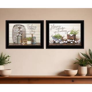 S?t med to V?lg Joy Black Framed Print Wall Art