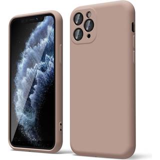 Oakxco til iPhone 11 Pro Phone Case Liquid Silicone tynd slank blød gummi gel tpu almindelig simpel dækning til kvinder pige sød mat solid farve