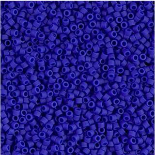 50 gram Miyuki Delica perle 11/0 Matte uigennemsigtige kobolt Royal Blue Bulk Bulk DB0756-50