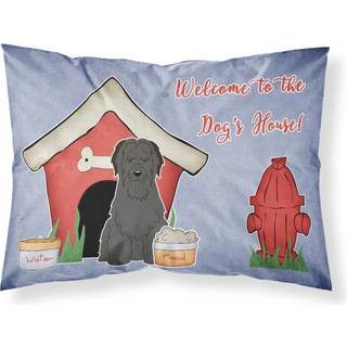 """" Caroline's Treasures Dog House Collection Briard Black Fabric Standard Pillowcase BB2835Pillowcase Multicolor """"