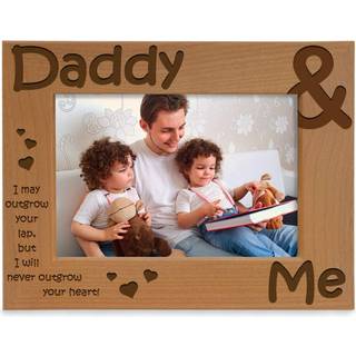 Kate Posh - Daddy & Me - Jeg kan vokse ud af din sk?d, men jeg vil aldrig vokse ud af dit hjerte - billedramme (5x7 - vandret)