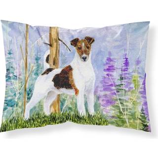 """" Caroline's Treasures SS8640Pillowcase Jack Russell Terrier Moisture Wicking Fabric Standard Pillowcase Large Multicolor """"