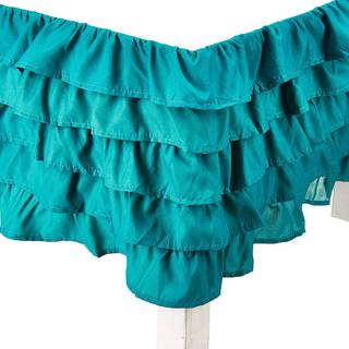 Elegant komfort Luksuriøs premium kvalitet 1500 trådtælling rynke og fade resistent egyptisk kvalitet mikrofiber multi -ruffle seng nederdel - 15