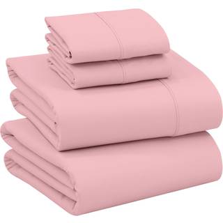 Ruvanti 100% bomuldsark - spr?d k?ling percale ark til Californien King Size Bed Breathable & Holdable Cal King Sheet Set 16 tommer Deep Pocket B