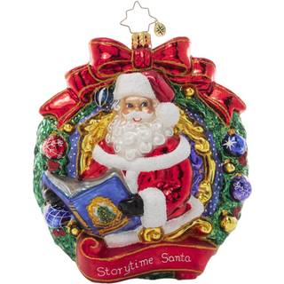 Christopher Radko h?ndlavet europ?isk glas juletr? ornamentdekoration Julemandens historietid