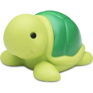 Dollibu havskildpadde badekammerat squirter - flydende grønt skildpadde gummi legetøj sjovt vand sprøjtning badetid leg til småbørn søde hav liv