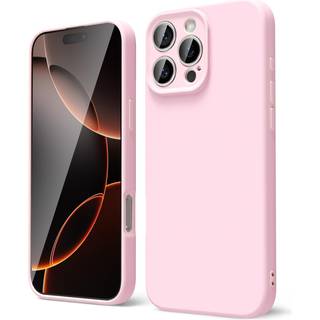 Oakxco til iPhone 16 Pro Phone Case Liquid Silicone tynd slank blød gummi gel tpu almindelig beskyttende enkel dæk