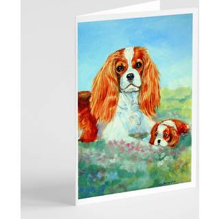Cavalier Spaniel Momma's Love lykønskningskort og konvolutter pakning af 8