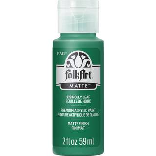 Folkart akrylmaling i forskellige farver (2 oz) 228 Holly Leaf