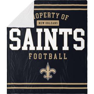 Foco New Orleans Saints NFL Team Property of Sherpa Fleece Tæppe