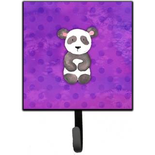 """" Caroline's Treasures Polkadot Panda Bear Watercolor Wall Hook Lille Multicolor """"