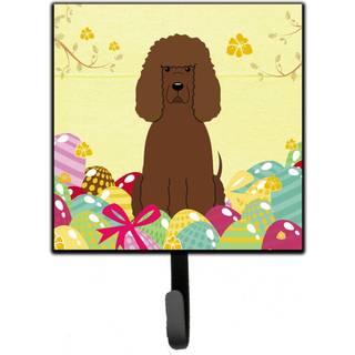 """" Caroline's Treasures Easter Eggs Irish Water Spaniel Wall Hook Lille Multicolor """"