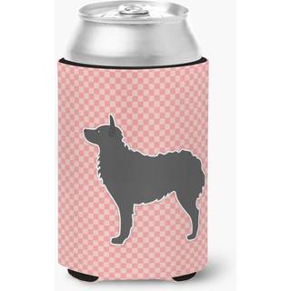 """" Caroline's Treasures kroatiske fårehund -checkerboard pink dåse eller flaske hugger bb3621cc kan hugger flerfarvet """"