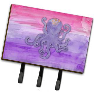 """" Caroline's Treasures Octopus Watercolor Wall Hook Triple Multicolor """"