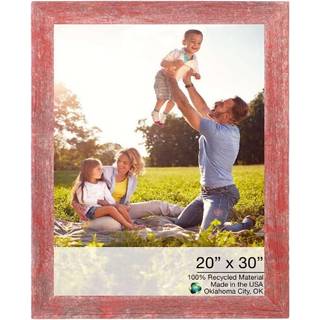 20 """" X 30 """" Rustik bondeg?rd Red Wood Frame