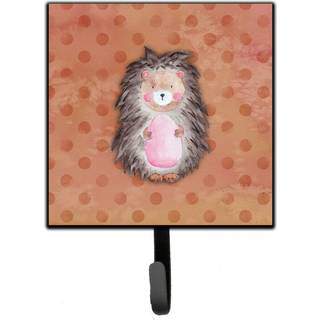 """" Caroline's Treasures Polkadot Hedgehog Watercolor Wall Hook Lille Multicolor """"