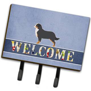 """" Caroline's Treasures Bernese Mountain Dog Welcome Wall Hook Triple Multicolor """"