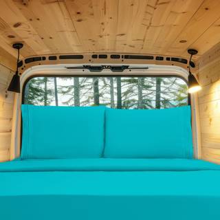 Elegant komfort Luksus 1500 Premium Hotel Quality Microfiber 4 -Piece Sheet Set - Rynke Resistent All Around Elastic Fitted Sheet Deep Pocket Op