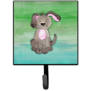 """" Caroline's Treasures Dog Teal og Green Watercolor Wall Hook Lille Multicolor """"