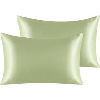 NTBAY 2 PAKK SATIN QUEEN PILDOWCASES TIL HAV