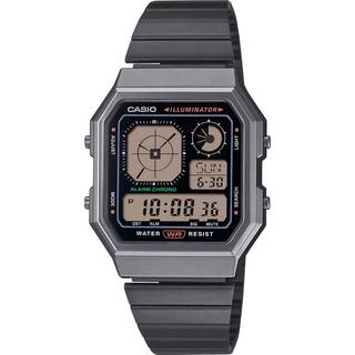 Casio A130WEGG-1AEF Armbanduhr Digital Edgy Collection Anthrazit